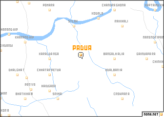 map of Padua