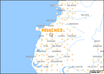 map of Padu Chico