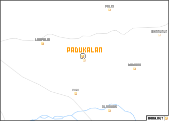 map of Pādu Kalān