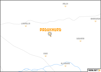 map of Pādu Khurd