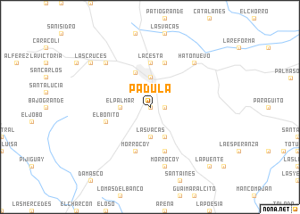 map of Padula
