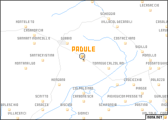 map of Padule