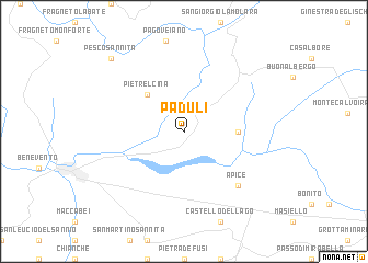 map of Paduli