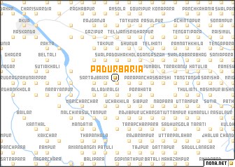 map of Pādur Baria