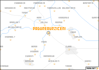 map of Pădurea Urziceni