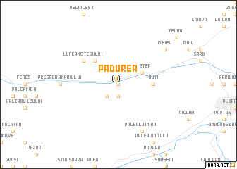 map of Pădurea