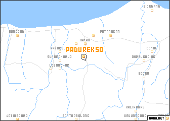map of Padurekso