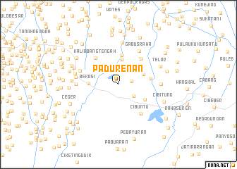 map of Padurenan