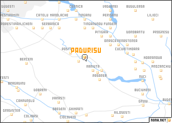 map of Pădurişu