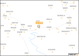 map of Padu