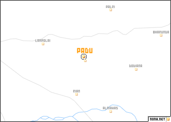 map of Pādu