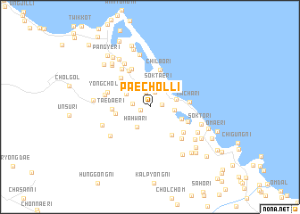 map of P\