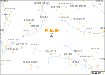 map of Paedŏk