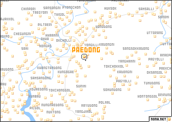 map of Pae-dong