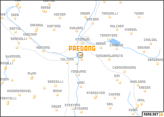 map of Pae-dong