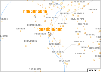 map of Paegam-dong