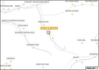 map of Paegam-ni