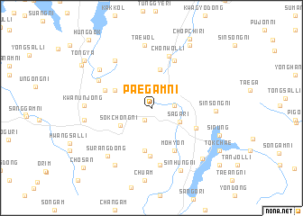 map of Paegam-ni