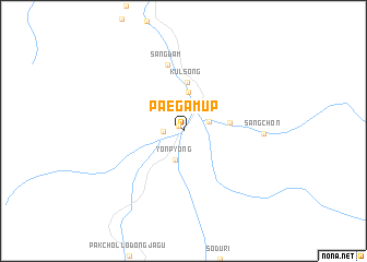 map of Paegam-ŭp