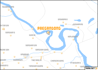 map of Paegan-dong