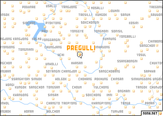 map of Paegul-li