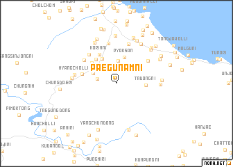 map of Paegunam-ni