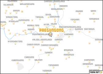 map of Paegun-dong