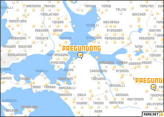 map of Paegun-dong