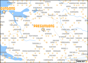 map of Paegun-dong