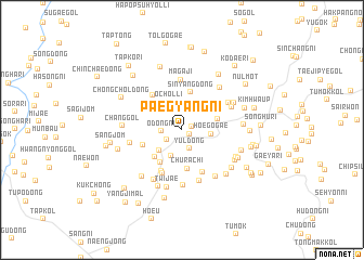 map of Paegyang-ni