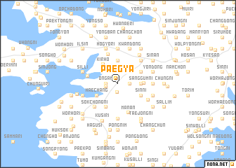 map of Paegya
