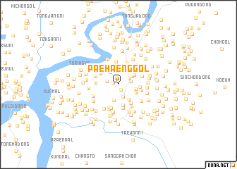 map of Paehaeng-gol