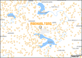 map of Paehwal-tong