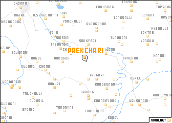 map of Paekcha-ri