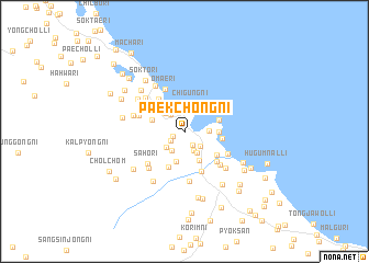 map of Paekchong-ni