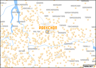 map of Paekchon