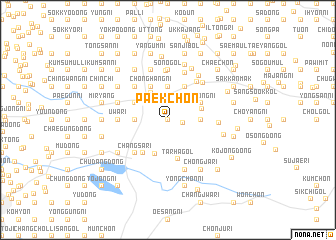 map of Paek-ch\