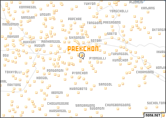 map of Paek-ch\