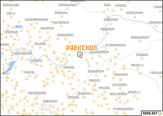 map of Paek-ch\