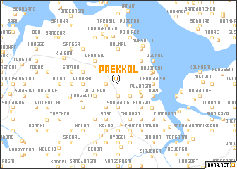 map of Paekkol