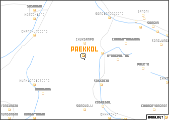 map of Paek-kol