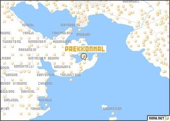 map of Paekkonmal