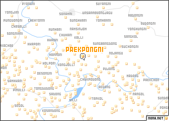 map of Paekpong-ni