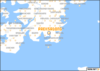 map of Paeksa-dong