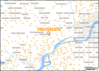 map of Paeksa-dong