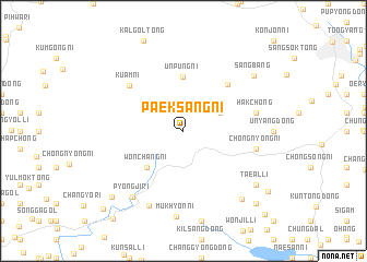 map of Paeksang-ni
