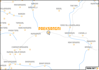 map of Paeksang-ni