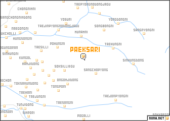 map of Paeksa-ri
