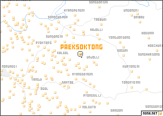 map of Paeksŏk-tong