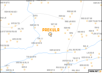 map of Paeküla